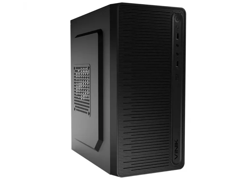 Gabinete De Desktop / PC Preto Mini Itx E Micro Atx Minimalista Novo E Lacrado