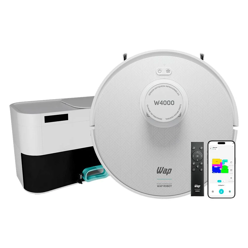 Robô Aspirador Autolimpante Wap Robot W4000 220v Robô Aspirador Autolimpante Wap Robot W4000 220v