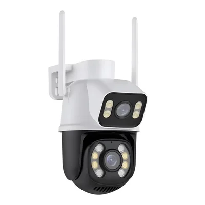 Câmera Dupla De Segurança Wi-fi Smart Camera A28b 3mp Externa A Prova D´agua