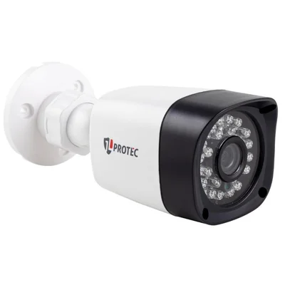 Câmera De Segurança Jl Protec Visão Noturna 20m Com Resolução Full Hd 1080p 2mp Cor Branco