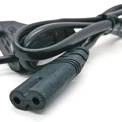 Cabo De Energia Bipolar 80cm Tomada Padrão Universal 2 Pinos Kirin Cb-25k80