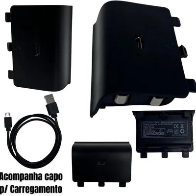 Bateria Recarregável Ni-mh 58000 Mah Para Controle XBOX One, Cabo Recarregável Usb, 2,7v, 3-4 Horas De Carga — foto 3