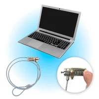 Trava De Segurança Notebook PC Com Senha Cabo De Aço Segredo 4 Dígitos 13