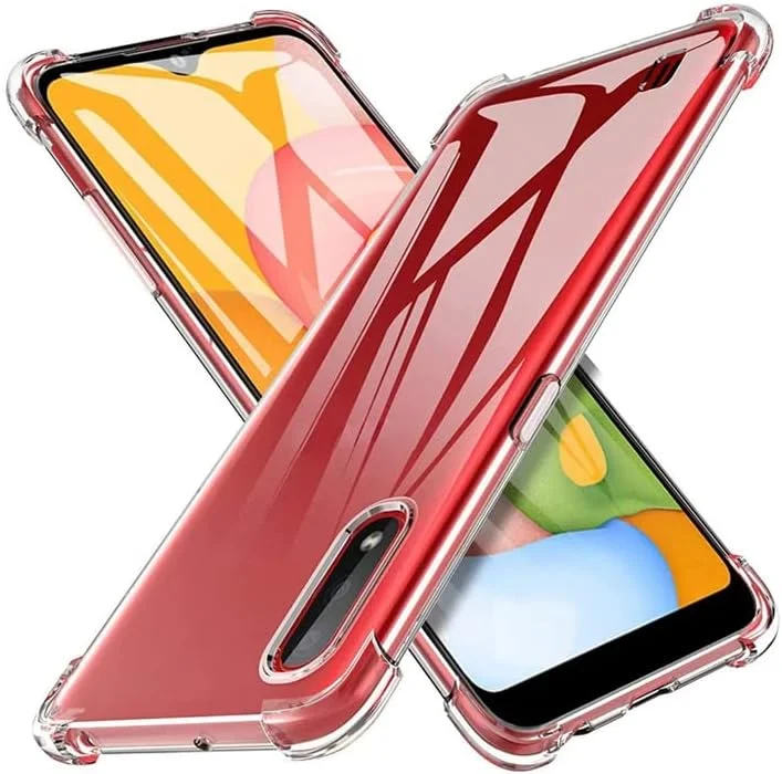 Imagem 2 de 3 do produto Capinha Antichoque Transparente Compatível Com Samsung Galaxy A01 A015