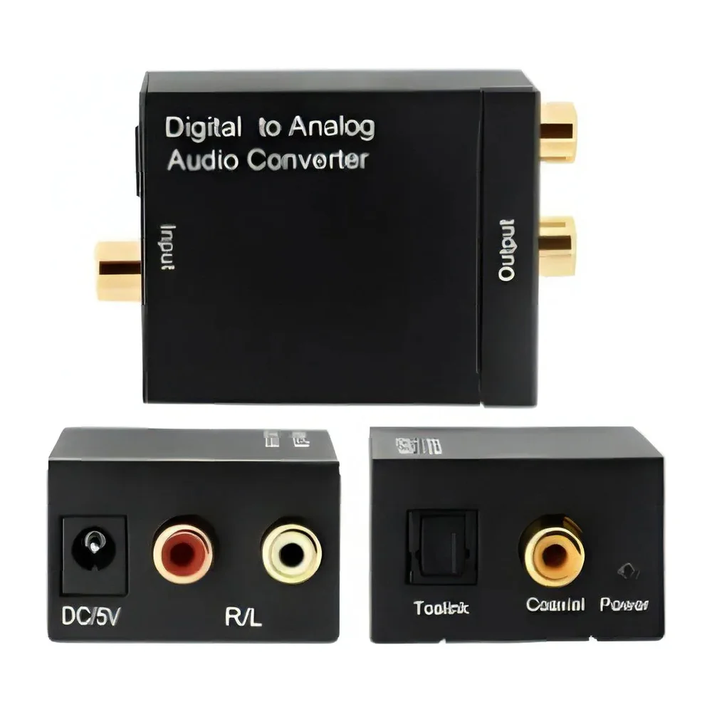 Imagem 3 de 5 do produto Conversor Audio Digital  Optico Para Analogico Rca Toslink