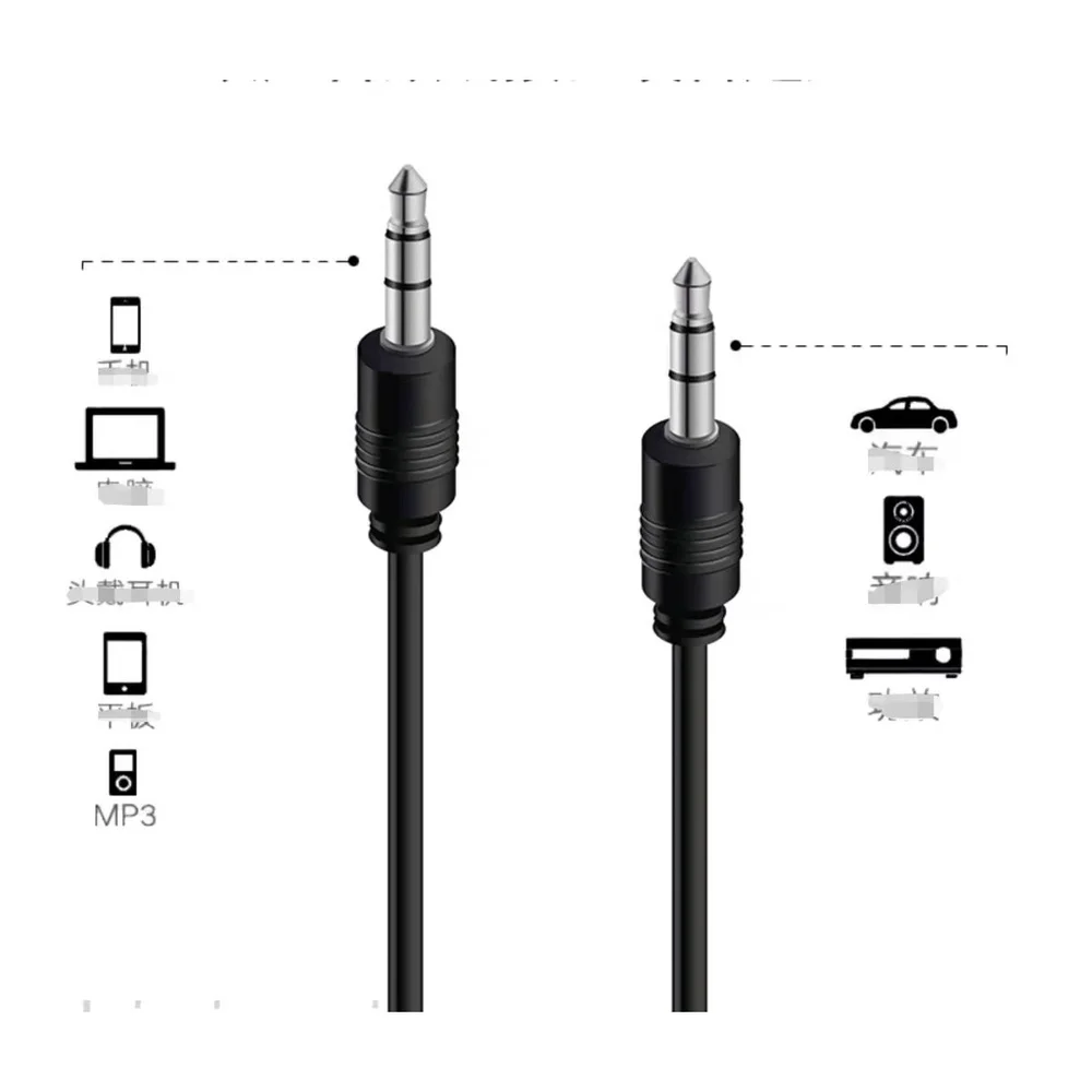 Imagem 2 de 5 do produto Cabo Auxiliar P2 X P2 1,5m – Conecte Seus Dispositivos Com Estilo
