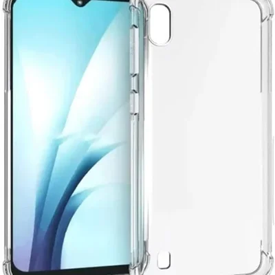 Capinha Silicone Transparente Antichoque Compatível Com Samsung A10