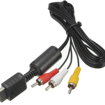 Cabo Áudio E Vídeo 1.5m Rca Para Playstation 3, 2 E 1