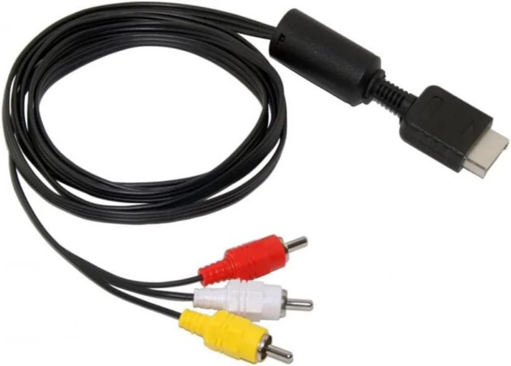 Imagem 3 de 3 do produto Cabo Áudio E Vídeo 1.5m Rca Para Playstation 3, 2 E 1