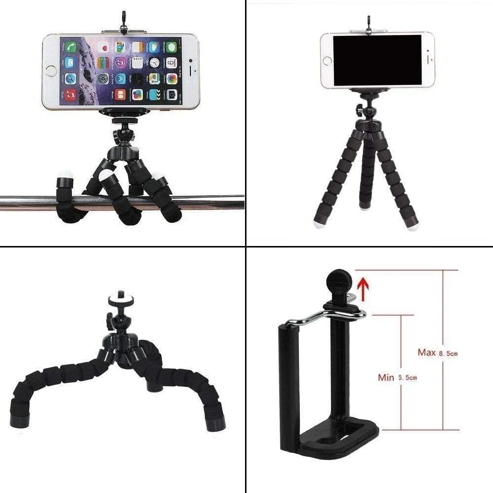 Imagem 2 de 2 do produto Tripé De Alta Flexibilidade 16cm P/celular Le-032 - It.blue