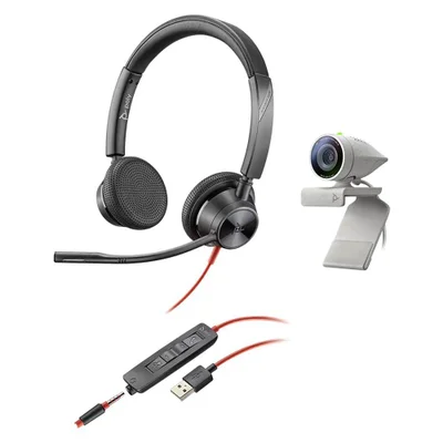Kit Câmera Studio P5 E Headset Blackwire Bw3325 2200-87130-025 Poly