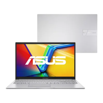 Notebook Asus Vivobook 15 X1504va Intel Core i5 1334u 8GB Ram 256gb SSD WINDOWS 11 Home Intel Iris Xe Tela 15,6" LED Fhd Silver - Nj1738w