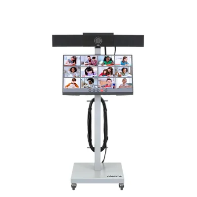 Solução De Colaboração Videoconferência E Monitor 24 " Móvel 2069 Videome