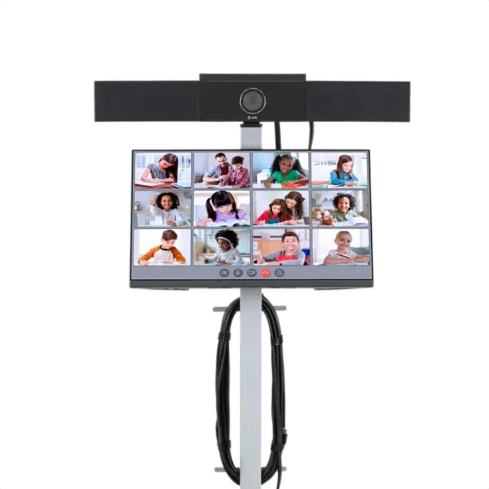 Imagem 3 de 5 do produto Solução De Colaboração Videoconferência E Monitor 24 " Móvel 2069 Videome