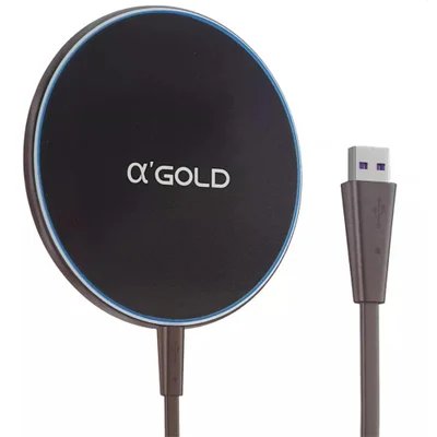 Carregador Indução Rapido Compativel Com Iphone E Samsung Preto