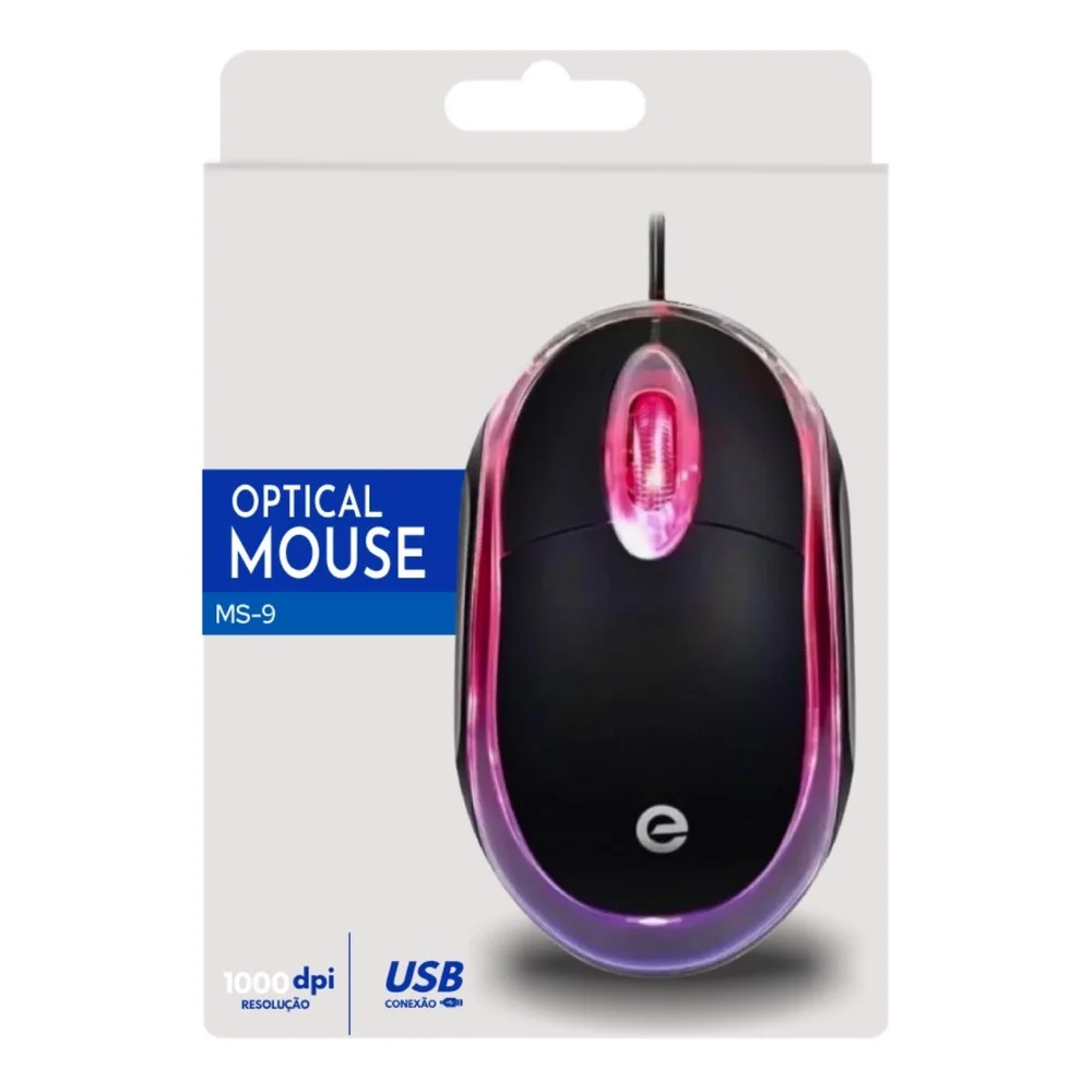 Imagem 2 de 5 do produto Mouse Pequeno Preto Básico Usb 2.0 Compatível Notebook PC Kit 5 Unidades