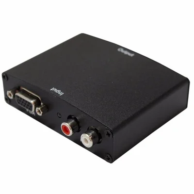 Cabo Adaptador Conversor Vga Para HDMI Com Áudio Rca
