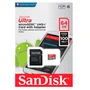 Cartão Microsdxc Sandisk Ultra 64gb De 100mb/s, Classe10, Uhs-i U1 A1