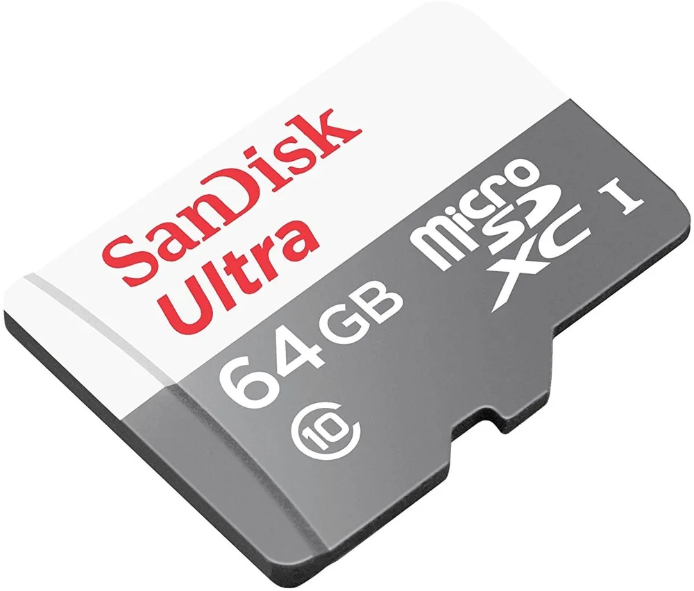 Cartão Microsdxc Sandisk Ultra 64gb De 100mb/s, Classe10, Uhs-i U1 A1 Cartão Microsdxc Sandisk Ultra 64gb De 100mb/s, Classe10, Uhs-i U1 A1