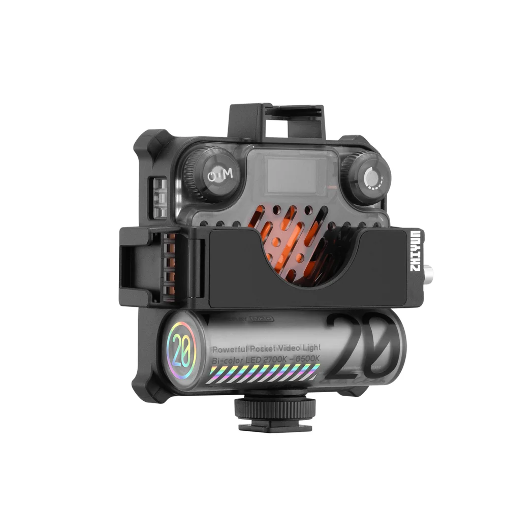 Mini Iluminador LED Zhiyun Fiveray M20 Pocket Vídeo Light Bicolor 20w Standard