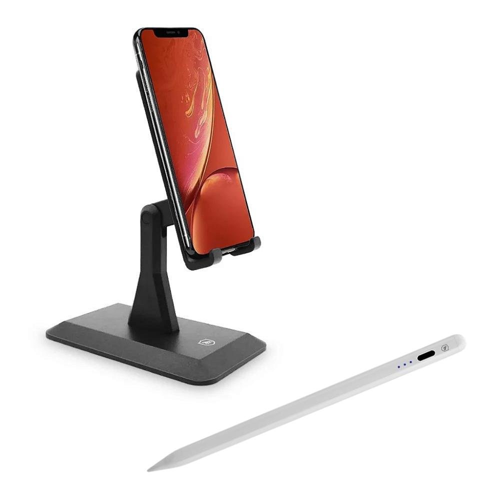 Caneta Touch Capacitiva Pro + Suporte Universal De Mesa Easy Stand - Gshield