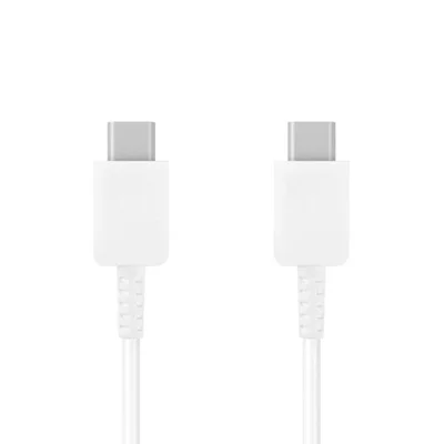 Cabo Pvc Tipo C / Type C - 1m - Branco - Navvy