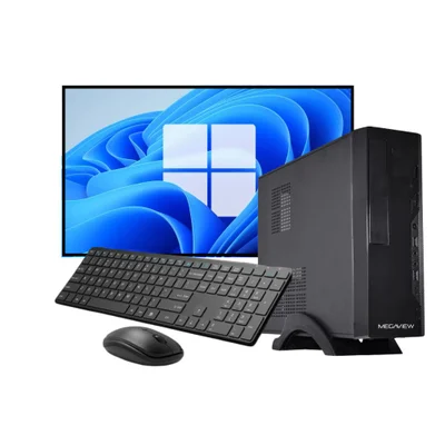 Computador Intel i3 8GB SSD 240GB Com Monitor 18.5'' WINDOWS 10 Megaview