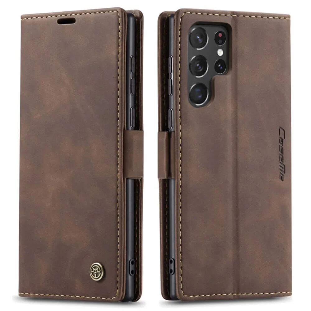 Imagem 2 de 5 do produto Capa Carteira Samsung Galaxy S25 Ultra - Cor: Chocolate
