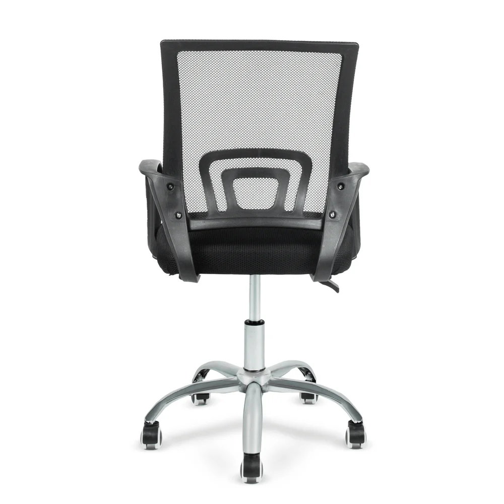 Imagem 5 de 5 do produto Cadeira Secretária De Escritório Giratória Mesh Preta Preto