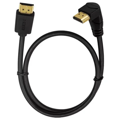 Cabo HDMI 1.4 3d 1.5 Metros Conector Em 90 Graus D-h01