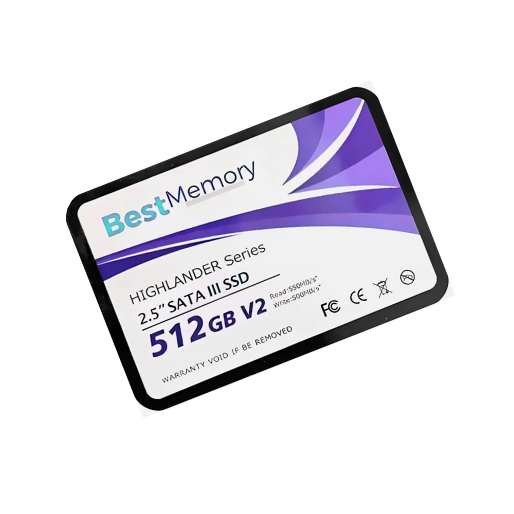 Imagem 3 de 5 do produto SSD 512gb 2.5 Sata 3 550mbs Leit 500mbs Grav Highlander Seri 512gbv2 Best Memory