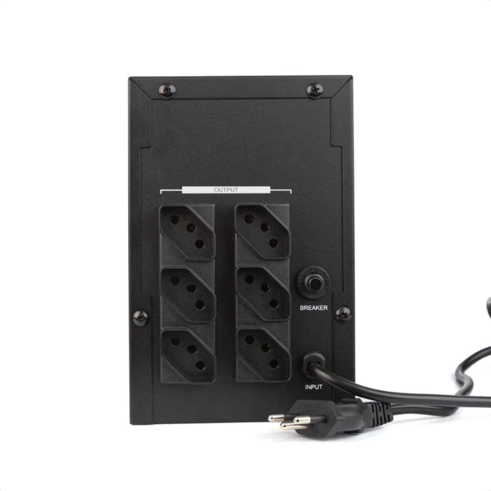 Imagem 3 de 3 do produto Nobreak Slim View 1400va Bivolt/115v 6 Tomadas Plus 1014210vp Upspro