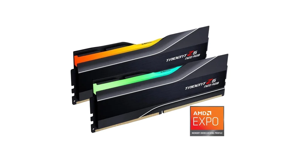 メモリー G.SKILL Trident Z5  Neo DDR5 32GB G.SKILL Trident Z5 Neo RGB Series DDR5 RAM (AMD Expo) 32GB