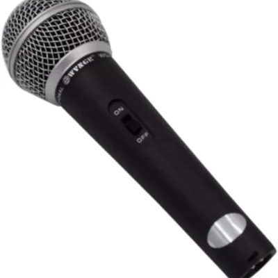 Microfone Dinamico Com Cabo 5m Profissional Sm-58 Wvngr Amplificador/karaokê/conferências