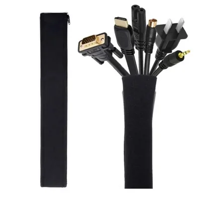 Organizador De Cabos / Protetor Cabos Com Zipper