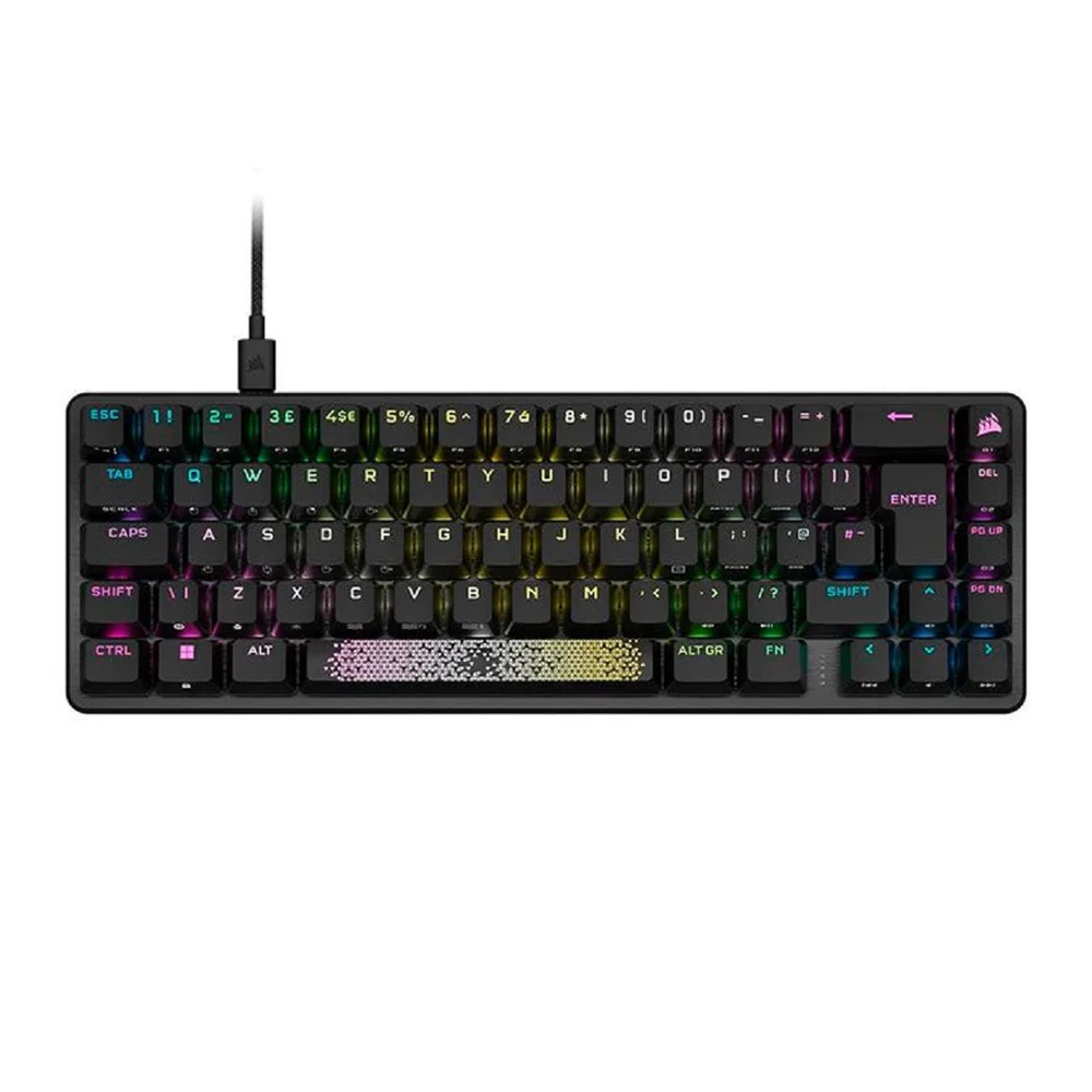 Teclado Gamer Mecânico Corsair K65 Pro Mini RGB Preto Opx (us) - Ch-91a401a-na Teclado Gamer Mecânico Corsair K65 Pro Mini RGB Preto Opx (us) - Ch-91a401a-na