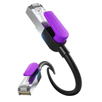 Cabo De Rede Cat8 Ethernet Lan Rj45 40gbps 2000mhz 1,5m