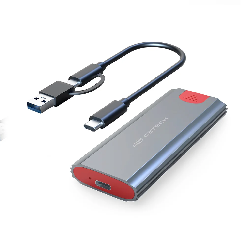 Case Adaptador C3tech SSD Nvme Ou M.2 Ngff (sata) Usb-c Usb 3.0 - Ch-m500