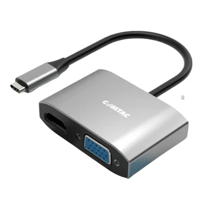 Cabo Conversor Usb-c Para HDMI 2.0 + Vga Comtac 20119453