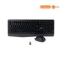 Kit Teclado + Mouse Lecoo/lenovo, Sem Fio, Preto - Kw211