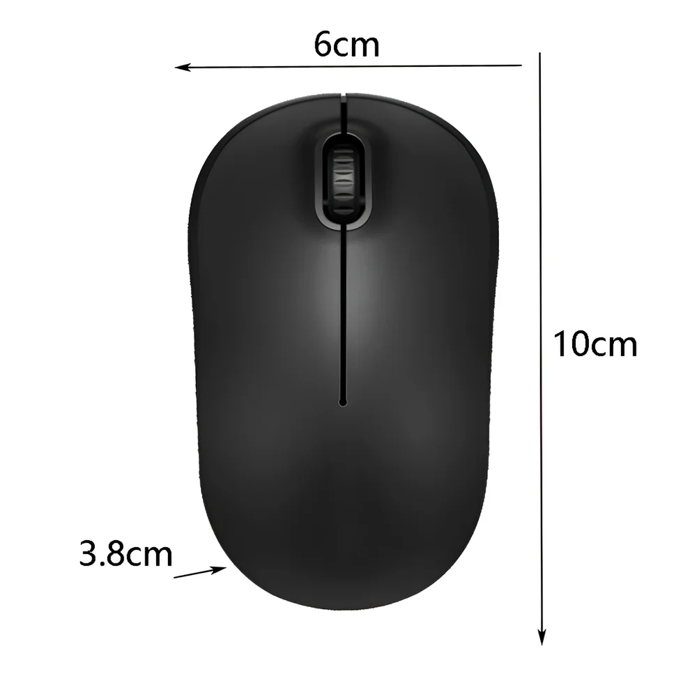 Imagem 2 de 5 do produto Mouse Óptico Wireless Sem Fio, 2.4GHz - Conforto E Precisão