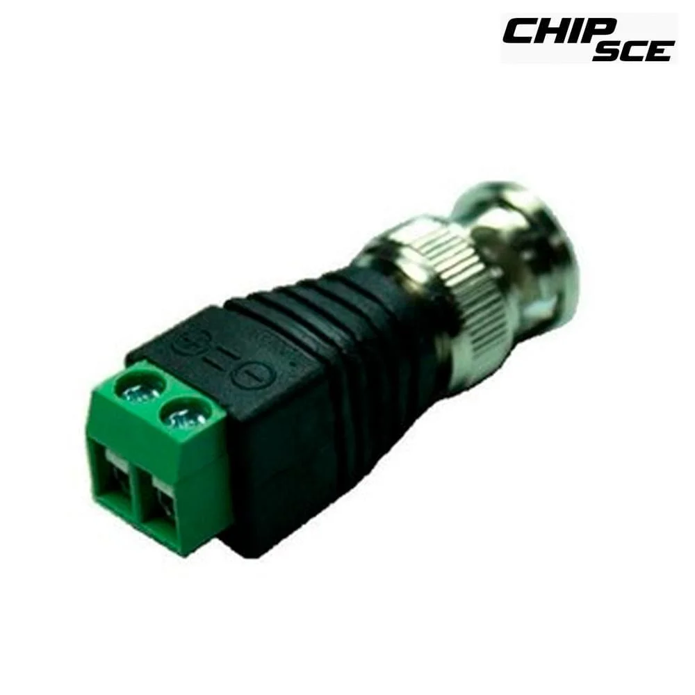 Imagem 2 de 3 do produto Plug Bnc Macho Com Borne Com 10 PCs. 062-9961 Chipsce