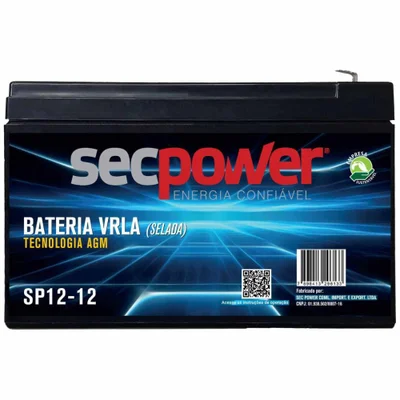 Bateria Selada Vrla 12v 12ah Sp 12-12 Secpower