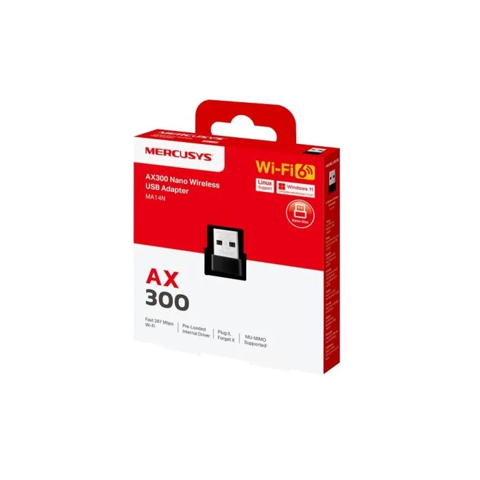 Imagem 4 de 5 do produto Adaptador Usb Nano Wireless Ax300