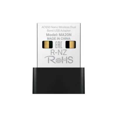 Adaptador Usb Mercusys Ma20n Dual Band Ac650 Nano