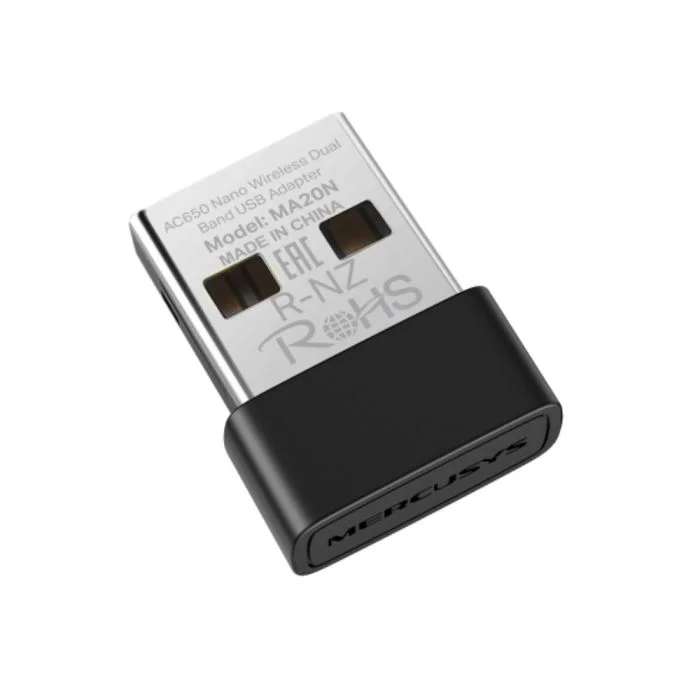 Imagem 2 de 5 do produto Adaptador Usb Mercusys Ma20n Dual Band Ac650 Nano