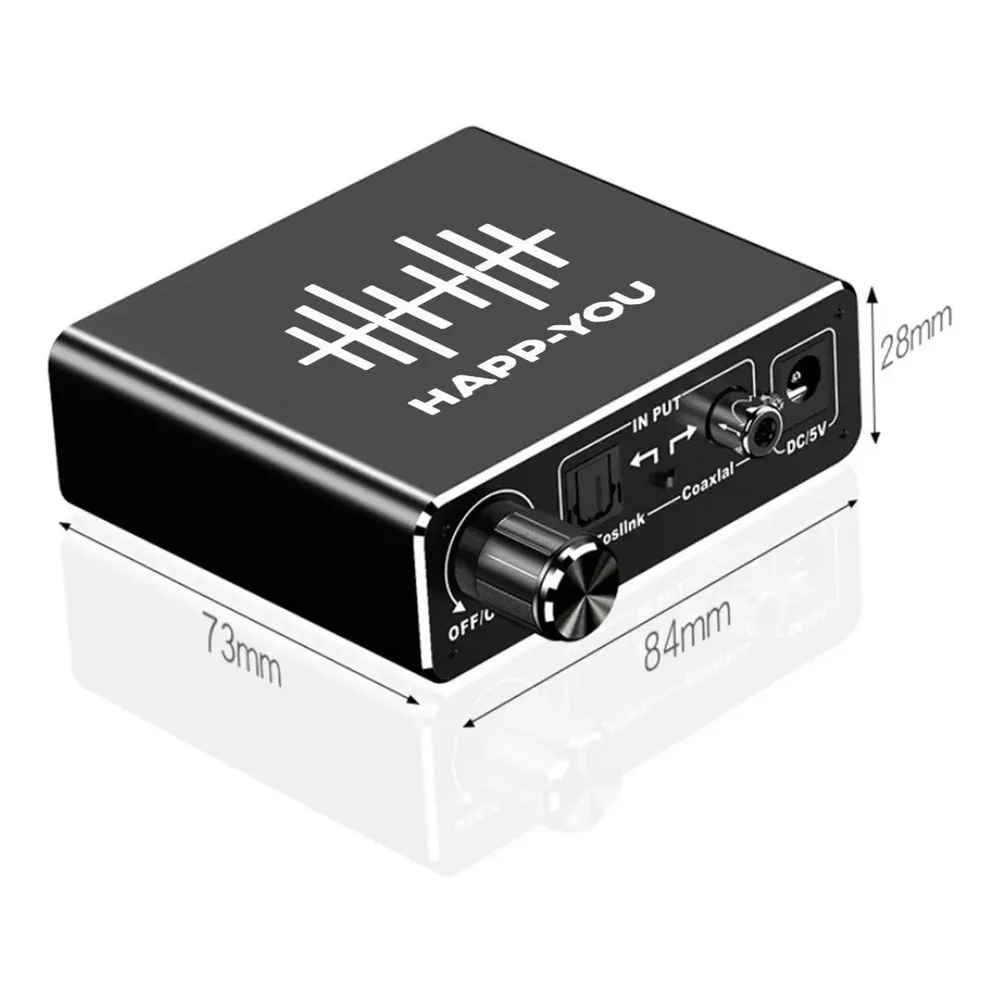 Imagem 2 de 5 do produto Conversor De Audio Digital Para Analog Rca  C/volume Toslink