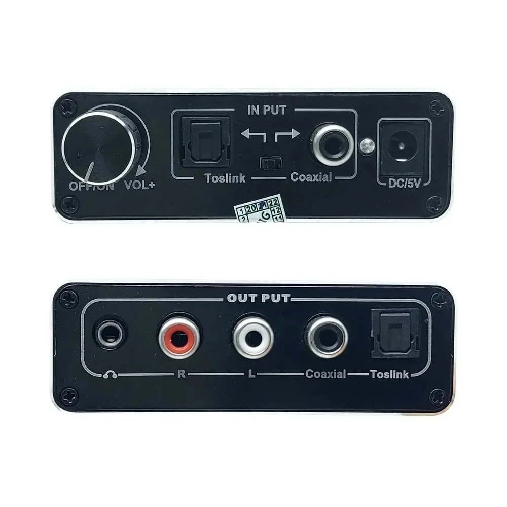 Imagem 4 de 5 do produto Conversor De Audio Digital Para Analog Rca  C/volume Toslink