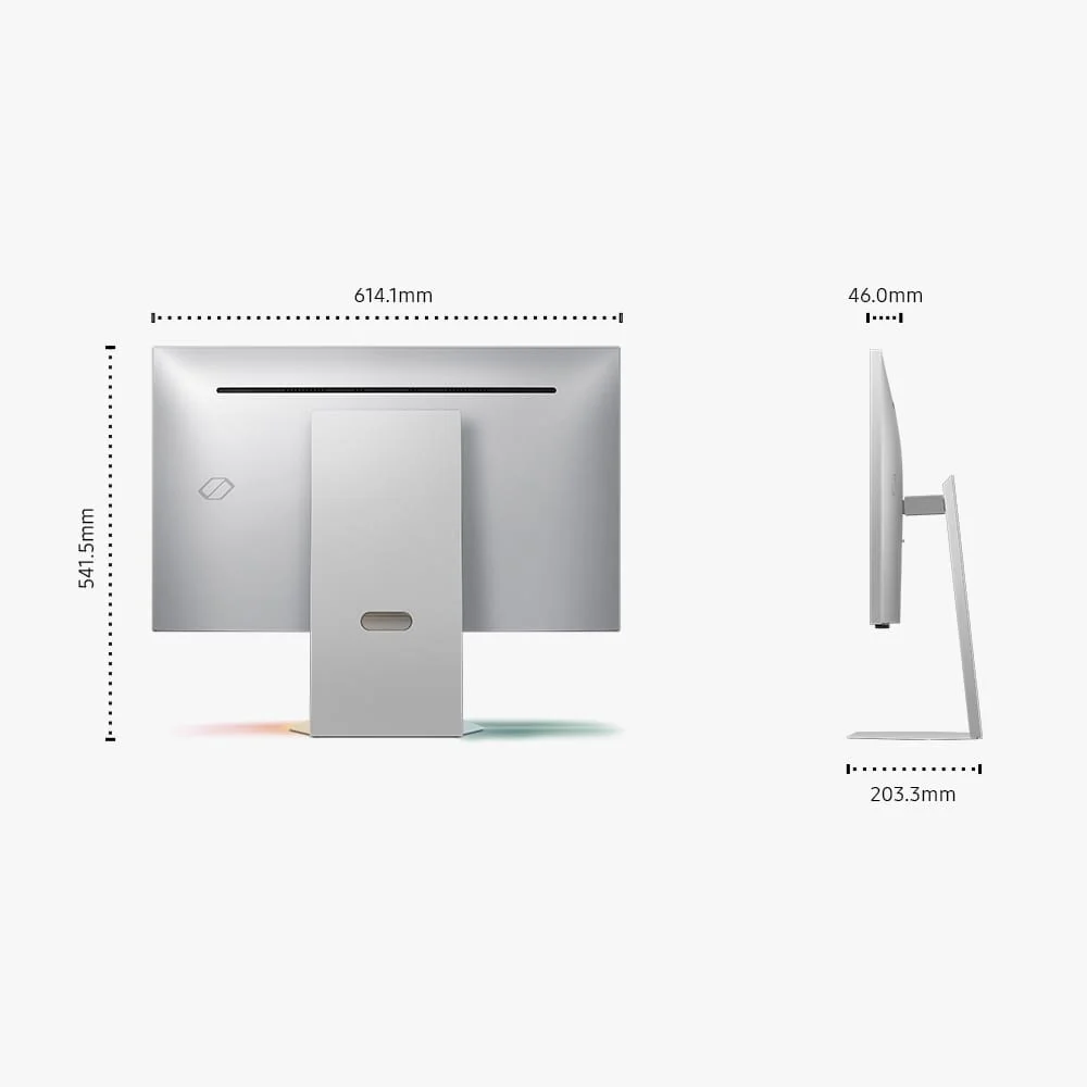Monitor Odyssey 3d, Sem Óculos, 27”, 4k, 165hz, 1ms, HDMI, Dp, Usb Prata Mercúrio Monitor Odyssey 3d, Sem Óculos, 27”, 4k, 165hz, 1ms, HDMI, Dp, Usb Prata Mercúrio