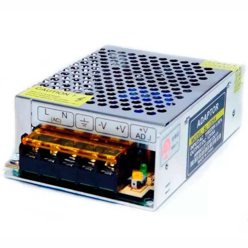 Imagem 3 de 3 do produto Fonte 12v 5a Bivolt Para Cftv Colmeia